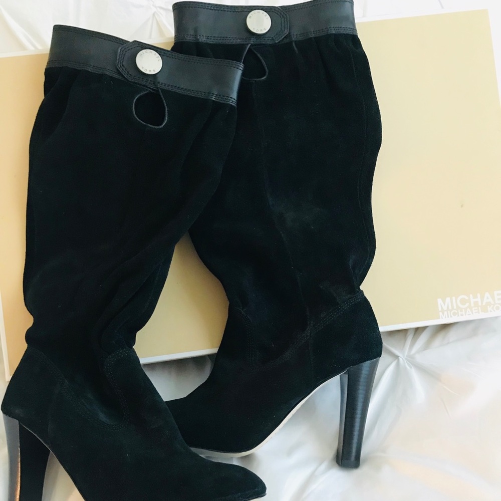 Michael Kors suede/leather boots